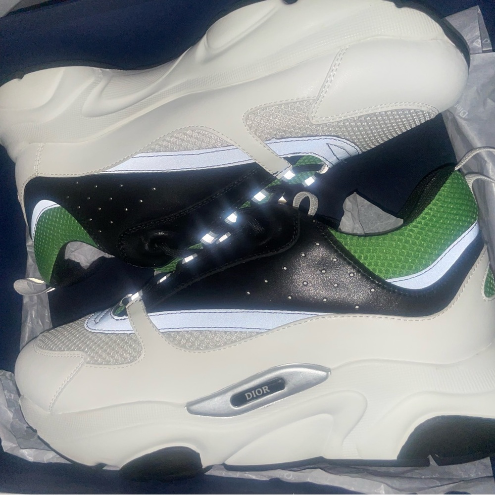 Dior B22(white/green black size 44